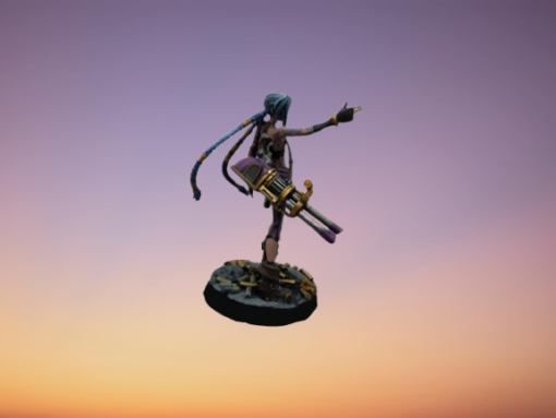 League Of Legends Jinx Arcane Statue Figure 3d print