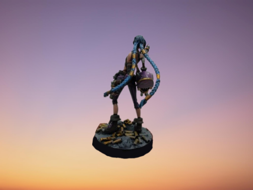 League Of Legends Jinx Arcane Statue Figure 3d print