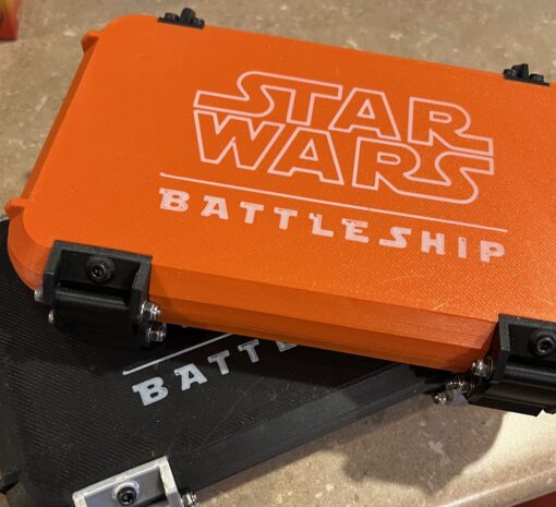 Classic Battleship Game Board Star Wars Model 3d print