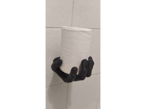 Toilet paper towel hand holder 3d print