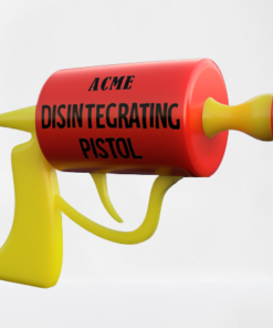 Acme Disintegrating Pistol Replica Model Stl 3d print file