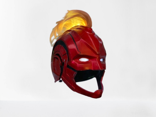 Captain Marvel Helmet Cosplay Template Model 3d print file