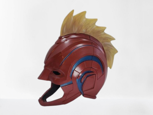 Captain Marvel Helmet Cosplay Template Model 3d print