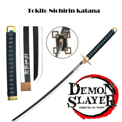 Demon Slayer Muichiro Tokito Nichirin Katana Sword Real Size Replica 3d print