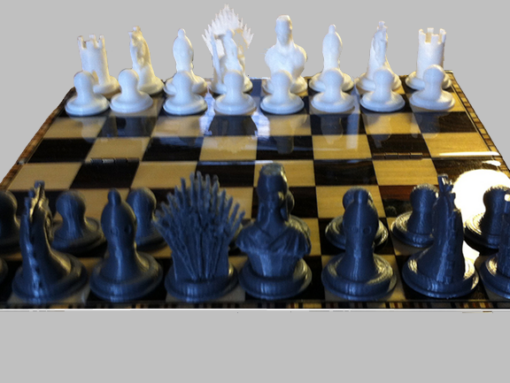 Game of Thrones Chess Set 3d print