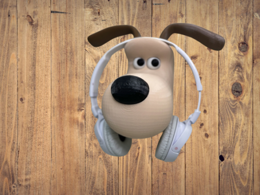 Gromit Headphone Holder 3d print