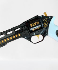 Harley Quinn Gun Revolver Stl File Model 3d model