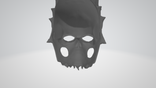 Krampus Demon Horror Wearable Mask Cosplay Model Stl 3d print file