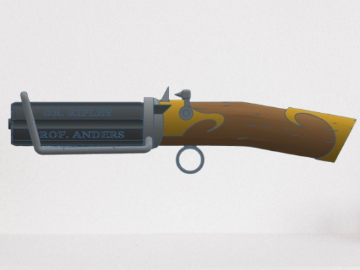 Legends of Vox Machina Pepperbox Gun Weapon Model 3d print