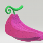 One Piece Devil Fruit Ushi Ushi no Mi Giraffe Fruit Replica Model Stl 3d print file