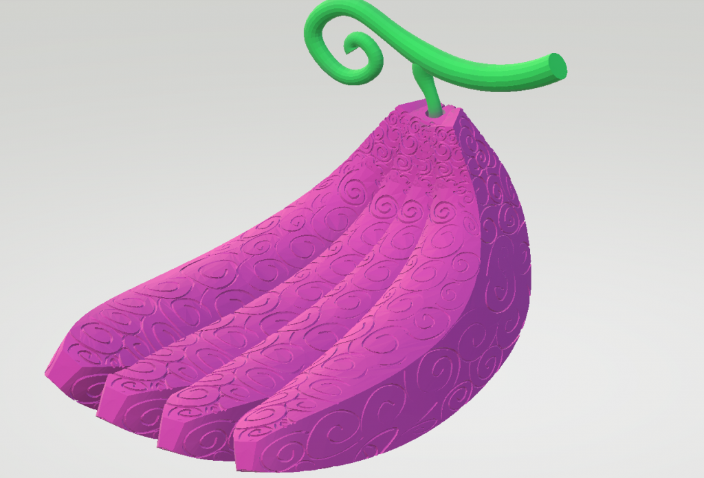 One Piece Devil Fruit Ushi Ushi no Mi Giraffe Fruit Replica Model Stl 3d print file