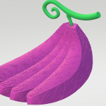 One Piece Devil Fruit Ushi Ushi no Mi Giraffe Fruit Replica Model Stl 3d print file