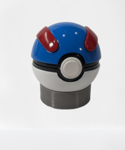 Pokemon Go Pokeball Great ball Functional Stl Replica Model 3d print