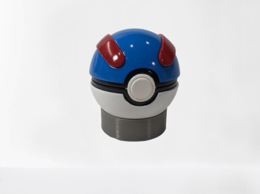 Pokemon Go Pokeball Great ball Functional Stl Replica Model 3d print