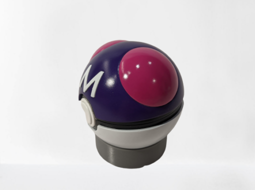 Pokemon Go Pokeball Master Ball Functional Stl Replica Model 3d print