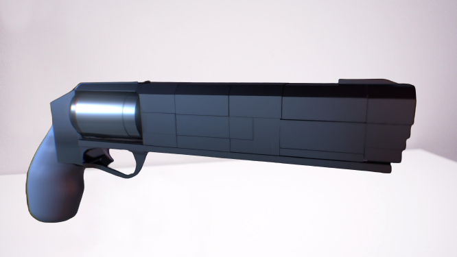 Game Control Service Weapon Model Replica Stl 3d print