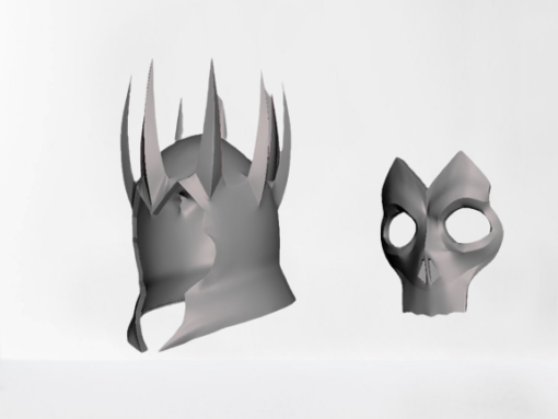 Witcher 3 Eredin Mask Helmet Replica Model Cosplay 3d print