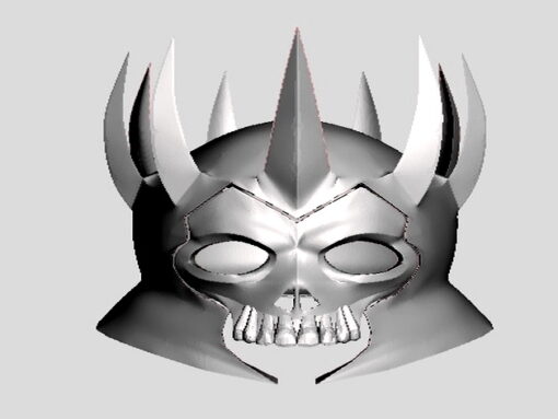 Witcher 3 Eredin Mask Helmet Replica Model Cosplay 3d print