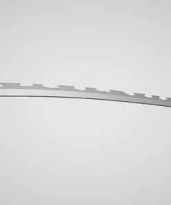 Demon Slayer Inoskuke Nichirin Katana Sword Stl Real Size Replica Model Stl 3d print file