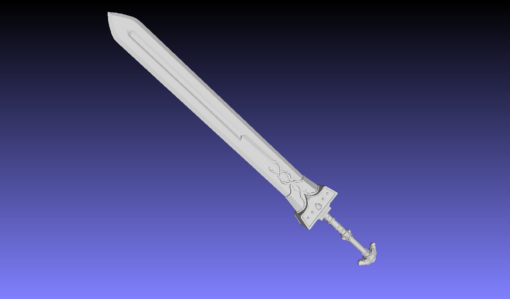 Elden Ring Royal Greatsword Replica Stl Cosplay Model 3d print