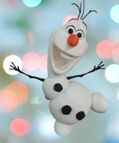 Frozen Olaf Plastic Toy Stl Model 3d print