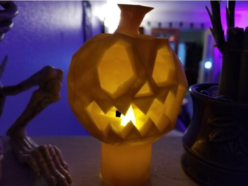 Halloween Strange Pumpkins Decor Lights House 3d print