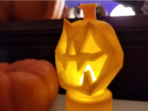 Halloween Strange Pumpkins Decor Lights House 3d print