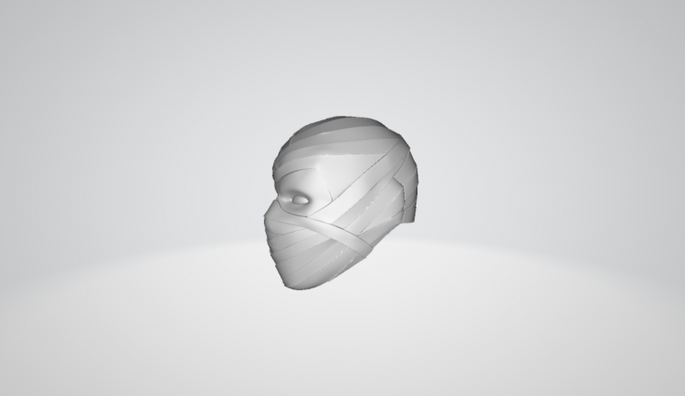 Marvel Moon Knight Helmet Mask Stl Replica Model V3 3d print