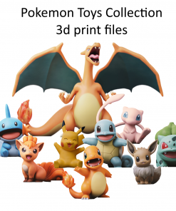 Pokemon Toys Set Collection Pack 3d print