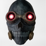 Sword Art Online Death Gun SAO Mask Helmet Cosplay Stl Model 3d print
