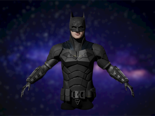 Marvel Batman Full Body Suit Armor Set Cosplay Model 3d print
