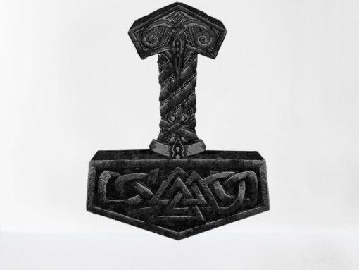 Mythological Thor Viking Mjolnir Hammer Model 3d print