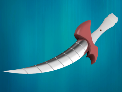 Danganronpa Monokuma Knife Replica Model Stl 3d print