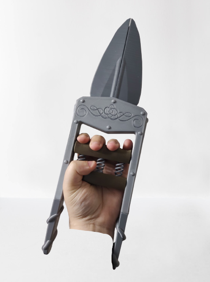 Elden Ring Katar Fist Weapon Model Stl File 3d print