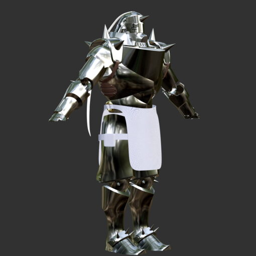 Fullmetal Alchemist Alphonse Elric Full Armor for Sale Cosplay Model Stl File 3d print