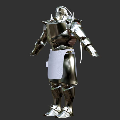 Fullmetal Alchemist Alphonse Elric Full Armor for Sale Cosplay Model Stl File 3d print