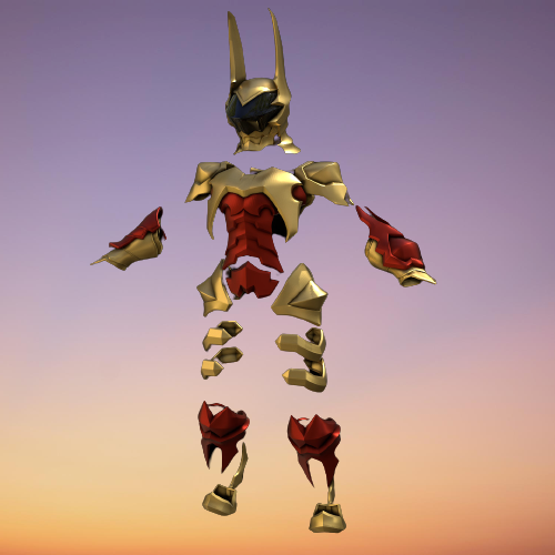 Kingdom Hearts Lingering Will Armor Wearable With Weapon Cosplay Model 3d print