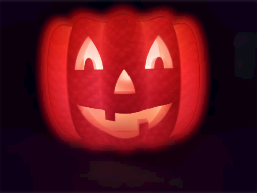 Halloween Funny Jack O Lantern Pumpkin Candle Holder Model Stl 3d print