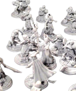 Dungeon and Dragons D&D Heroes Collection Figures Miniatures Model Stl 3d print file