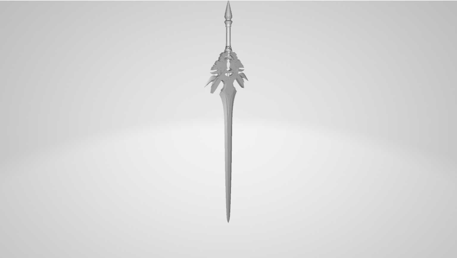 Genshin Impact Skyward Blade Sword Artifact Model Real Size Stl 3d print file