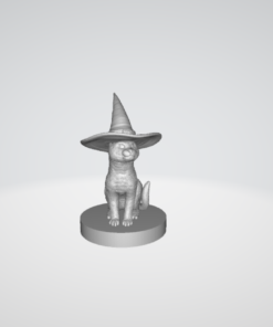 Magic Cat with Hat Model Stl 3d print file
