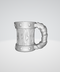 Medieval Fantasy Mug Can Holder Model Stl 3d print file