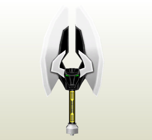 Black Power Ranger Bison Axe Replica Cosplay Model Stl 3d print file