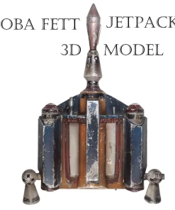 Boba Fett JetPack Star Wars Replica Cosplay Real Size Model 3d print file