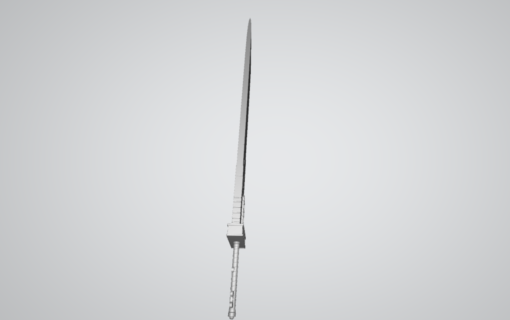 Cloud Strife Buster Sword Cosplay Model Stl 3d print file