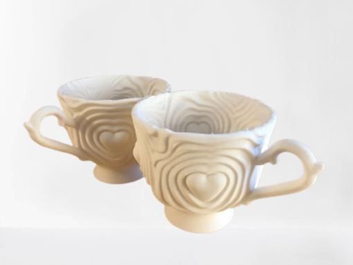 Love Heart Tea Set Model 3d print file