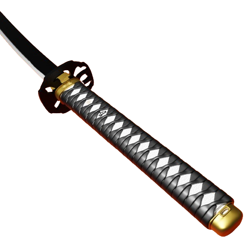 Demon Slayer Yami’s Katana Sword Stl Real Size Replica Model Stl 3d print file
