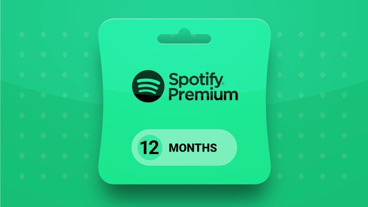 Spotify 12 month Premium Account Upgrade