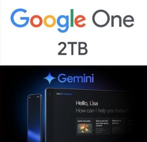 Google One 2TB + Gemini Pro | 1 Year Official