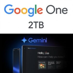 Google One 2TB + Gemini Pro | 1 Year Official
